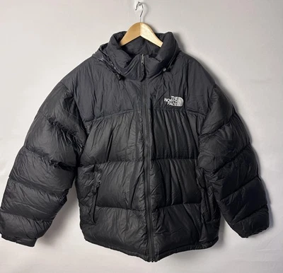 Chaqueta The North Face Para Hombre 3XL Negra Retro Nuptse Plumón Puffer Con Capucha NF0A3C8D Foto 1 de 4