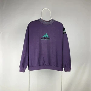 Adidas Equipment Pullover Vintage Sweater Jumper Sweatshirt Crewneck 90s size M - Picture 1 of 8