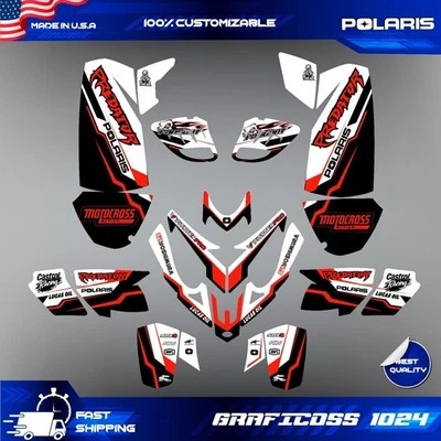 Graphic kit for Polaris Predator 500 graphics full decals stickers kit atv - Image 1 of 4