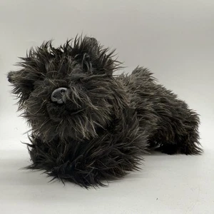 Aurora Black Scottie Dog Plush Brown Tips Frosted Wizard Of Oz Toto Animal Toy - Picture 1 of 6
