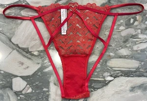 NEU Victoria Secret Dream Angels Herz Spitze Ouvert Cheekini - Lippenstift rot - XL - Bild 1 von 4