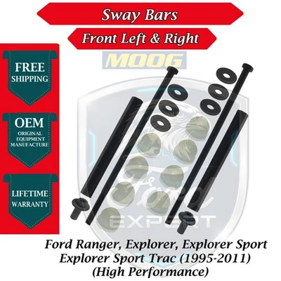 MOOG OEM Front Sway Bars For 1995-2011 Ford Lifetime Warranty - Image 1 of 4