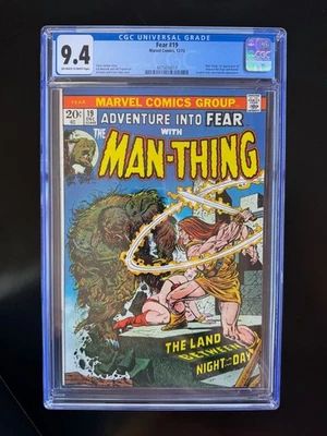 FEAR #19  CGC 9.4    1st Howard The Duck / Man-Thing - EXCEL Colors- NEW CGC Cas - Image 1 of 3