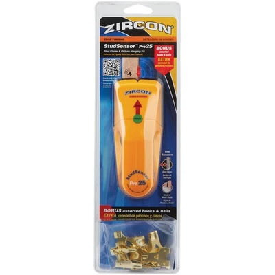 Zircon StudSensor Pro25 Stud Finder w/Picture Hanging Kit 69575 Zircon 69575 - Image 1 of 2