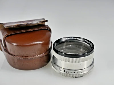 GENUINE ROLLEI ROLLEINAR 2 BAY 1 RI CLOSE UP LENS WITH CASE 2072 - Image 1 of 2