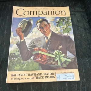 1939 June Woman's Home Companion Magazine Back Road Quintuples Fashion - Imagen 1 de 24