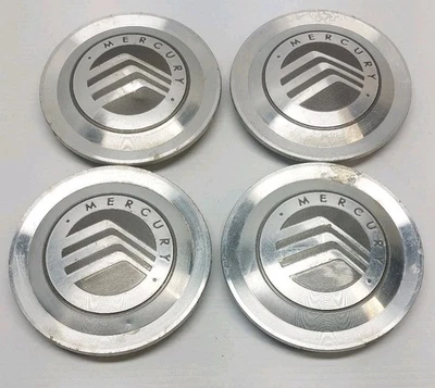 🤑 Juego de 4 tapas centrales de rueda de metal Mercury Grand Marquis 2003-11 #3W33-1a096-AB Foto 1 de 4