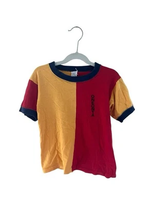 vintage oneonta graphic tee ringer t-shirt youth kids size medium 10-12 80s - Image 1 of 4