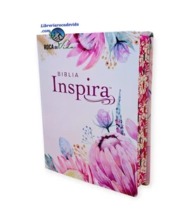 Biblia Inspira Letra Grande NTV con Filament (SentiPiel, Primaveral) Rosa Index - Picture 1 of 8