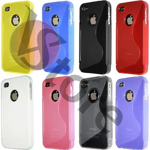 Hülle für iPhone 4/4G/4S Silikon Gel TPU S-Line - Bild 1 von 1