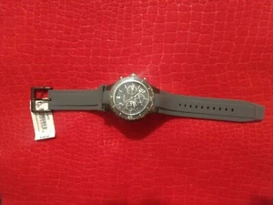 Women's DKNY GRAY SILICONE/SILVER,CHRONOGRAPH WATCH-NY1470 msrp $195 - Picture 1 of 5