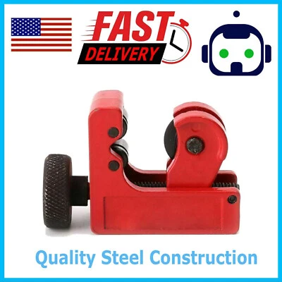 MINIDUINO Mini Pipe Tubing Cutter 1/8" to 5/8" OD Copper Brass Aluminum Cutting HVAC Plumb