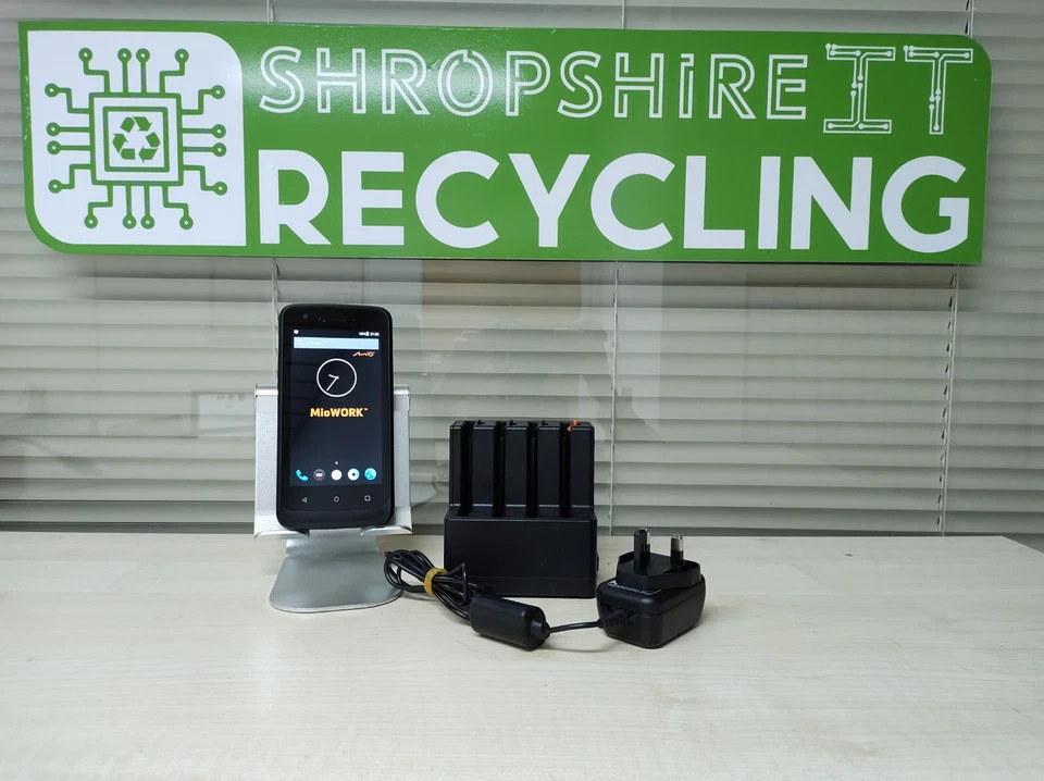 MioWORK A545 2GB RAM Android Scanner & Charging Dock *USED-TESTED & WORKING* - Image 1 of 4