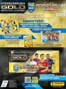 PANINI ADRENALYN XL FIFA 365 2019 BOOSTER PREMIUM GOLD 4 x LIMITED 