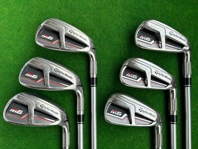 Taylormade M6 Ironset 5-9+Pw 6pc RH FUBUKI TM6  graphite Flex Stiiif used - Image 1 of 4