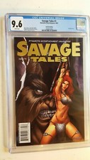 SAVAGE TALE # 1 CGC 9.6 **VERY RARE** GOLD FOIL EDITION ** 1/50 (2007) DYNAMITE