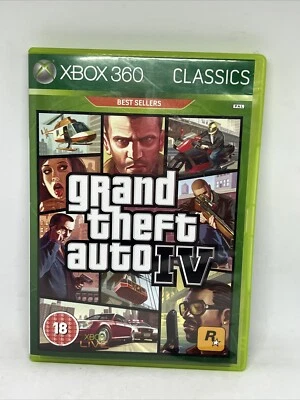 Grand Theft Auto IV - Xbox 360 Classics - Map & Manual Included - Image 1 of 4