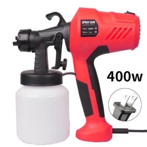 800ml Portable Electric Hand Held Spray Gun for Latex Paint Spraying 400W  - Picture 1 of 14