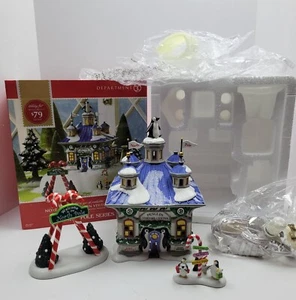 DEPT 56 NORTH POLE Village NORTH POLE PENGUIN VISITOR'S CENTER - Picture 1 of 11