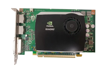  Dell NVIDIA Quadro FX 580 512MB GPU Graphics Video Card DVI DisplayPort R784K - Image 1 of 3