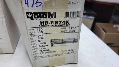 ROMTOM HB-RB74K TANGential BLOWER 套件 加拿大 — 第 1/3 张图片