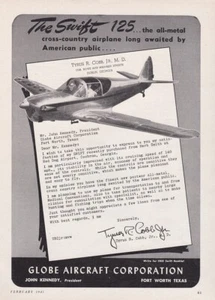 Swift Aircraft 1944 anuncio 11/8/2023w - Imagen 1 de 1
