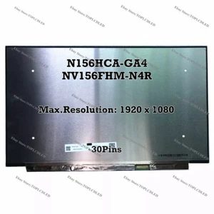 N156HCA-GA4 Fit NV156FHM-N4R Non-Touch 500Nit 15.6" FHD LAPTOP LCD Screen - Picture 1 of 1