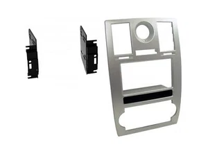 Panel Soporte Autorradio Doble 2 din Chrysler 300 De 2005 Al 2008 Silver - Imagen 1 de 2