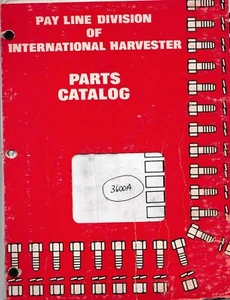 International 3600 Series A Loader Backhoe (Pay Hoe) Tractors Parts Manual - Picture 1 of 1