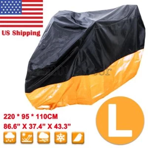 L Size Motorcycle Cover For Kawasaki Ninja Sports Naked Bike Scooter - Bild 1 von 4