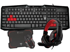Kit Tastiera mouse da gioco cuffie tappetino Gaming PC cavo USB windows 7 8 9 10 - Foto 1 di 5