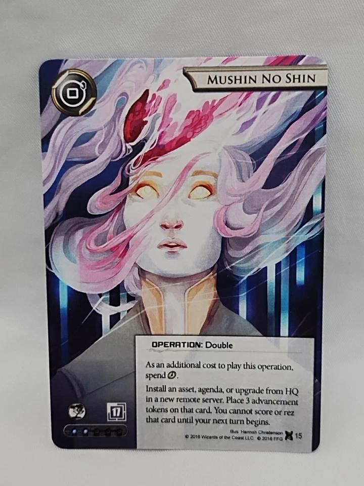 Android Netrunner Mushin No Shin Alt Art Promo Card - Image 1 of 4