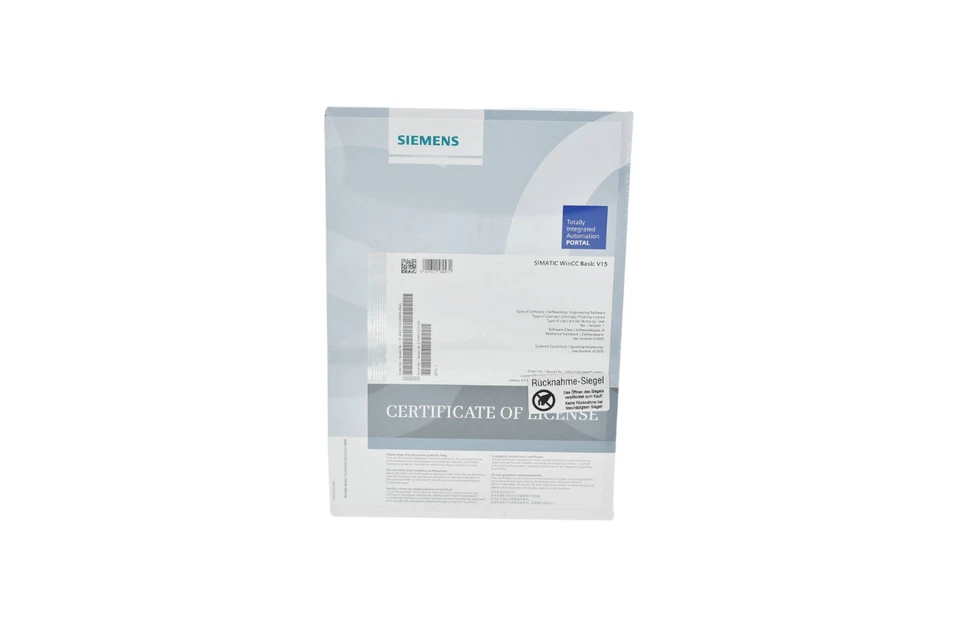 Siemens simatic WinCC Basic V15 6AV2100-0AA05-0AA5 ( 6AV2 100-0AA05-0AA5 ) - Bild 1 von 1