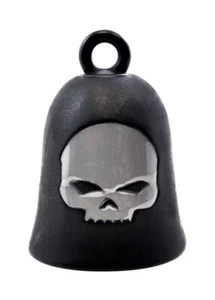 "RIDE BELL MATTE BLACK SKULL" campanas de la suerte HRB052 - Imagen 1 de 1