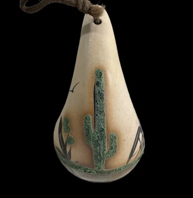 Succulent Hanging Planter Cactus Flower Pot Southwestern Pottery - Image 1 of 4