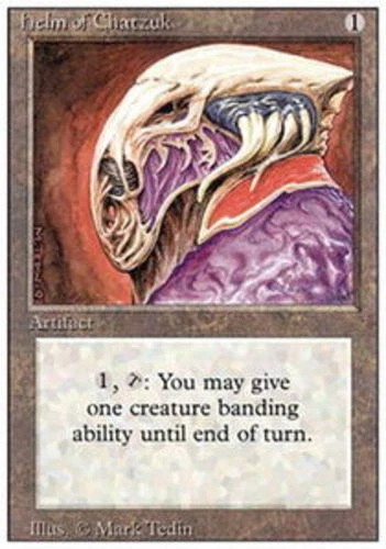 Helm of Chatzuk ~ Damaged 3rd Edition Revised MTG Magic UltimateMTG Artifact Car - Image 1 of 1