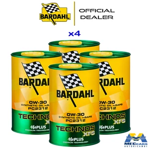 4 LITRI BARDAHL TECHNOS XFS PC2312 0W30 OLIO MOTORE 100% SINTETICO ACEA C2 PSA - Foto 1 di 4