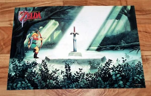 1992 Nintendo The Legend of Zelda A Link to the Past Rare Small Poster 42x30cm - Bild 1 von 2