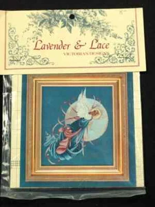 Lavender and Lace 'Blue Moon Angel' cross stitch chart - Picture 1 of 3