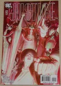 ¡Funda Justice LS #12 9.0 en muy buen estado/nuevo Nuevo Héroes Alex Ross! Liga de la Justicia - Imagen 1 de 1