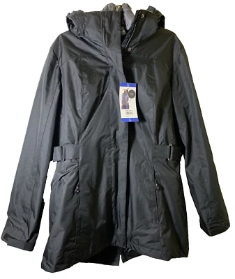 NEW  Gerry Ladies 3-In-1 Systems BLACK Vest-Jacket Lightweight Outer Jacket SZ L - Image 1 of 4