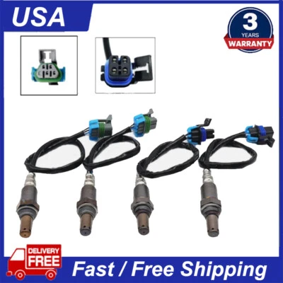 Sensor de oxígeno 4 piezas arriba+abajo para Chevrolet Avalanche Tahoe GMC Sierra 1500 Yukon Foto 1 de 4
