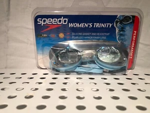 Speedo Women's Trinity Swim Goggles Blue - Picture 1 of 1