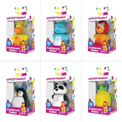 Kids Toothbrush Holder Bathroom Buddies by Piksters Choose your Fav Animal - image 1 of 4