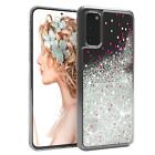 For Samsung Galaxy S20 / 5G mobile phone case liquid glitter case protection mobile phone silver