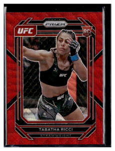 2023 TABATHA RICCI PANINI PRIZM UFC RED WAVE PRIZM ROOKIE NO. 108