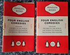 Vintage Penguin Book.Four English Comedies.1St Edition.17Th & 18Th Century.Prop.
