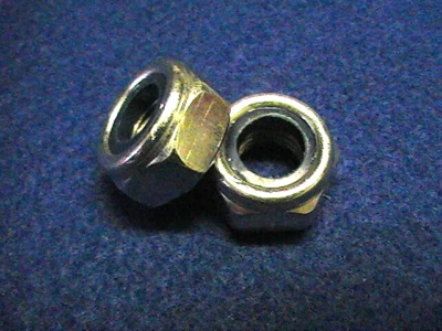 CLASSIC MINI TRACK ROD END TO STEERING ARM NYLOC NUTS - Image 1 of 3