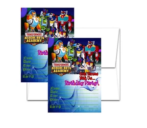 12 Rescue Bots Invitation Cards (12 White Envelops Included) #2 - Bild 1 von 1