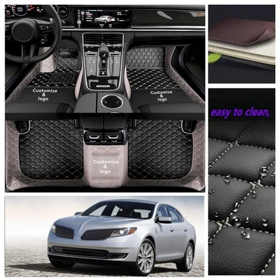 Handmade Fit for Lincoln MKS 2009-2016 Car Floor Mats Waterproof Auto Carpets - Image 1 of 4